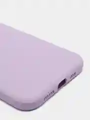 Сиреневый чехол с бархатом внутри и вырезами под защиты камеры IPHONE 12 PRO MAX