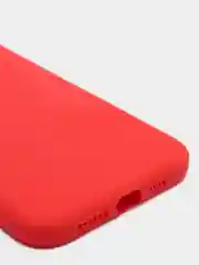 Красный чехол с бархатом внутри и вырезами под защиты камеры IPHONE 12 PRO MAX