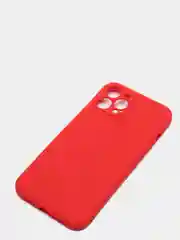 Красный чехол с бархатом внутри и вырезами под защиты камеры IPHONE 12 PRO MAX