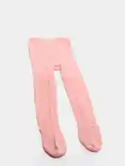Коралловый меланж колготки детские, ажурные, хлопковые для девочек