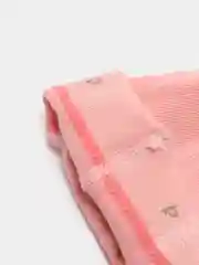 Коралловый меланж колготки детские, ажурные, хлопковые для девочек