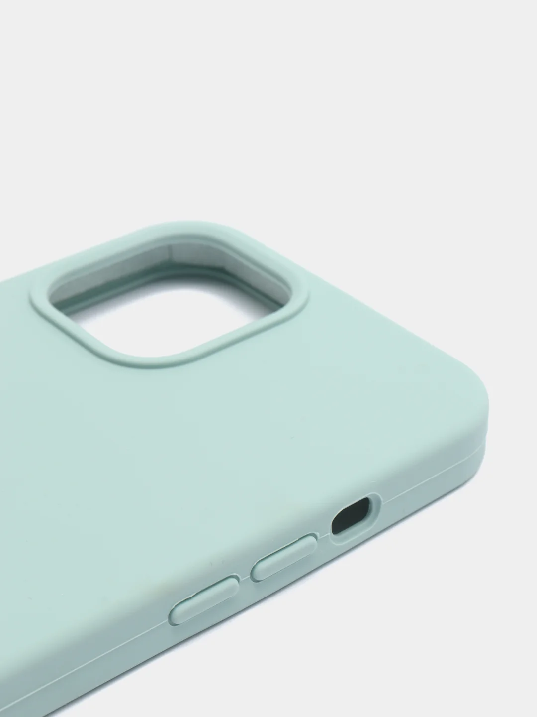 Мятный чехол для iPhone 12 PRO MAX, с бархатом внутри