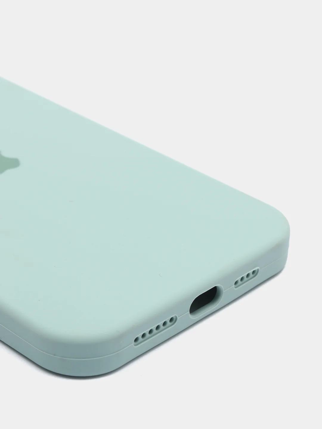 Мятный чехол для iPhone 12 PRO MAX, с бархатом внутри