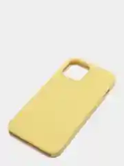Желтый чехол для iPhone 12 PRO MAX, с бархатом внутри