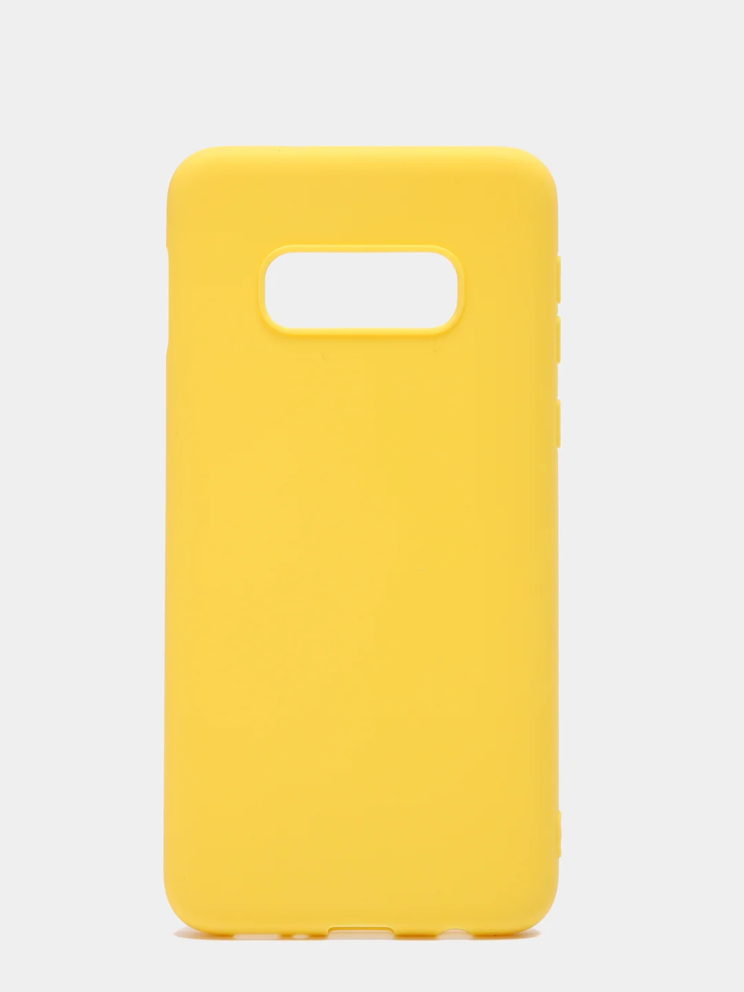 Желтый чехол на Samsung (Самсунг) S8, S9, S9 plus, S10, S10 plus, S10e