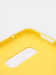 Желтый чехол на Samsung (Самсунг) S8, S9, S9 plus, S10, S10 plus, S10e