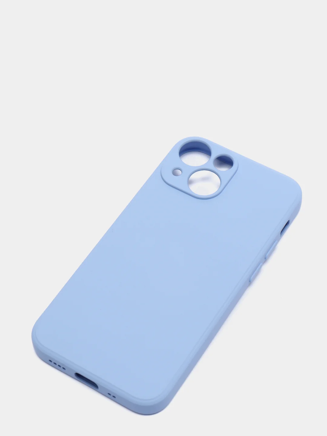 Лавандовый чехол с вырезами для защиты камеры и бархатом внутри iPhone 13 mini