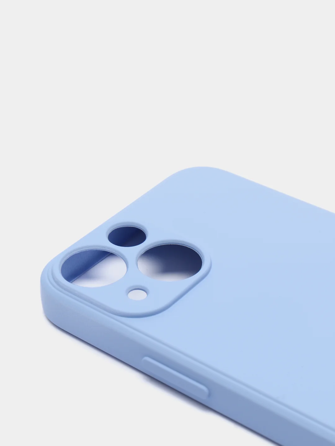 Лавандовый чехол с вырезами для защиты камеры и бархатом внутри iPhone 13 mini