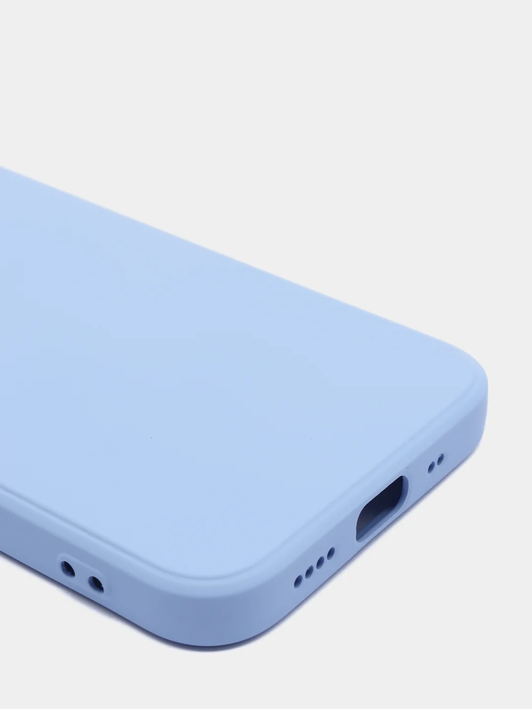 Лавандовый чехол с вырезами для защиты камеры и бархатом внутри iPhone 13 mini