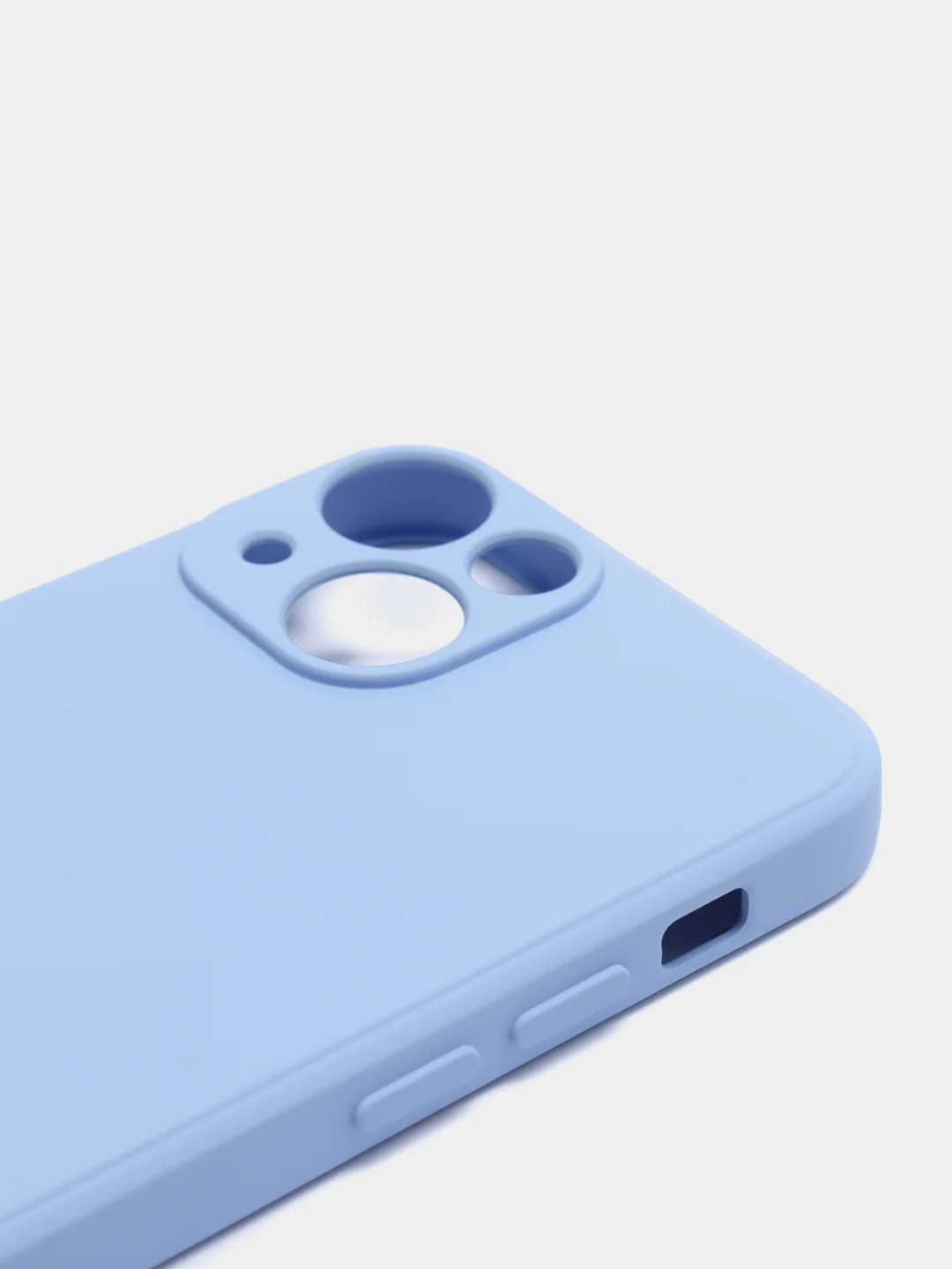 Лавандовый чехол с вырезами для защиты камеры и бархатом внутри iPhone 13 mini