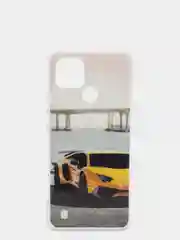 Бежевый меланж чехол REALME C21