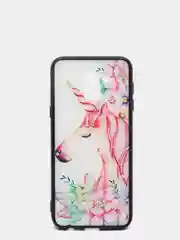 Кораллово-розовый чехол для Samsung J6 2018