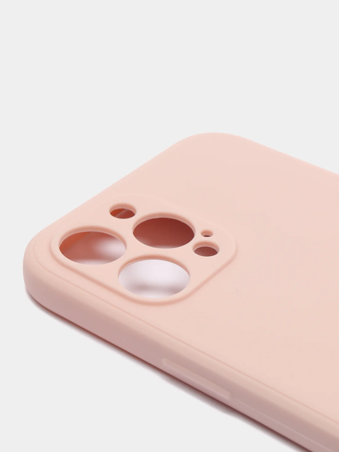 Пудровый чехол с бархатом внутри и вырезами под защиты камеры IPHONE 12 PRO MAX