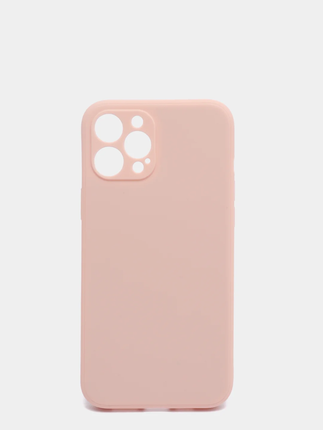 Пудровый чехол с бархатом внутри и вырезами под защиты камеры IPHONE 12 PRO MAX