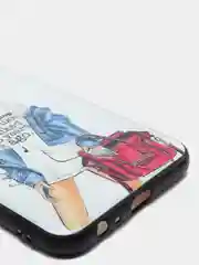 Белый чехол  SAMSUNG J4 PLUS / J4+