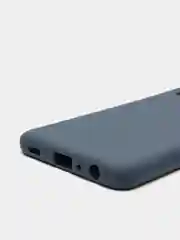 Синий чехол для Samsung Galaxy A22 силиконовый