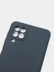 Синий чехол для Samsung Galaxy A22 силиконовый