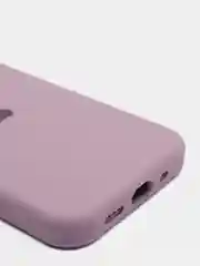 Пастельно-коралловый чехол не пачкающийся, с бархатом внутри IPHONE 12 MINI