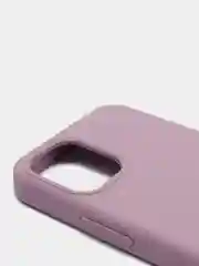 Пастельно-коралловый чехол не пачкающийся, с бархатом внутри IPHONE 12 MINI