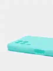 Бирюзовый чехол для Samsung Galaxy A22 силиконовый