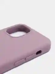 Пастельно-коралловый чехол не пачкающийся, с бархатом внутри IPHONE 12 MINI