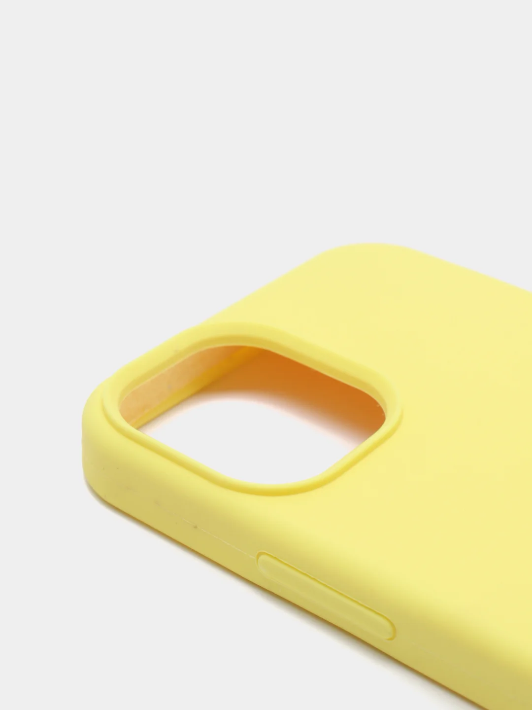 Желтый чехол не пачкающийся, с бархатом внутри IPHONE 12 MINI
