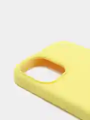 Желтый чехол не пачкающийся, с бархатом внутри IPHONE 12 MINI