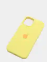 Желтый чехол не пачкающийся, с бархатом внутри IPHONE 12 MINI