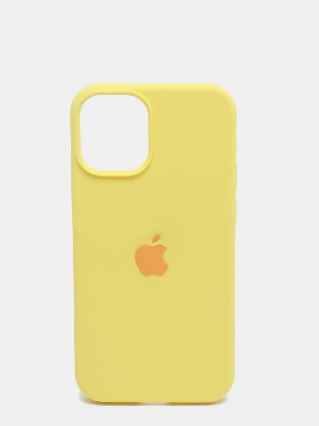 Желтый чехол не пачкающийся, с бархатом внутри IPHONE 12 MINI