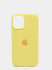 Желтый чехол не пачкающийся, с бархатом внутри IPHONE 12 MINI