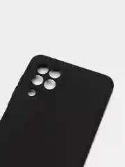 Черный чехол для Samsung Galaxy A22 силиконовый