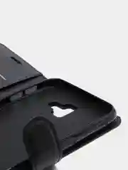 Угольный чехол книжка SAMSUNG J6 PLUS