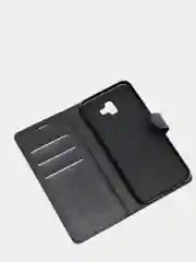 Угольный чехол книжка SAMSUNG J6 PLUS