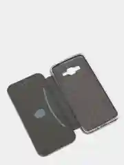 Золотой чехол-флип для Samsung J2 Prime / G530