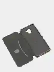 Серый чехол книжка SAMSUNG J6 2018