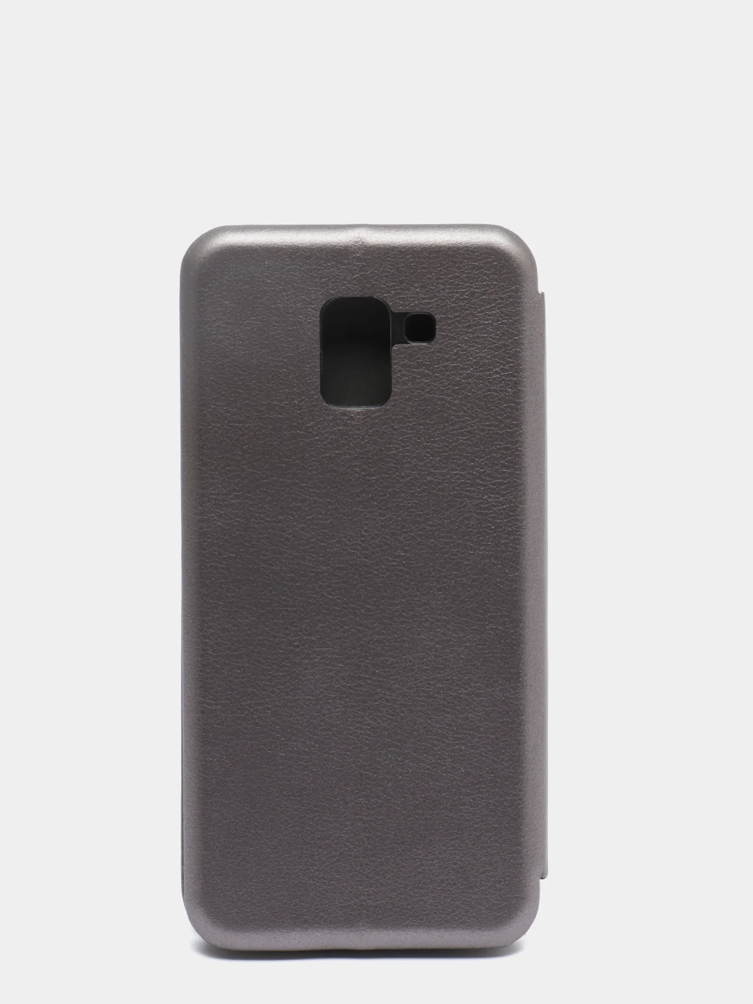 Серый чехол книжка SAMSUNG J6 2018