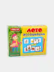 Игра настольная "Лото: ассоциации", для детей с карточками и фишками