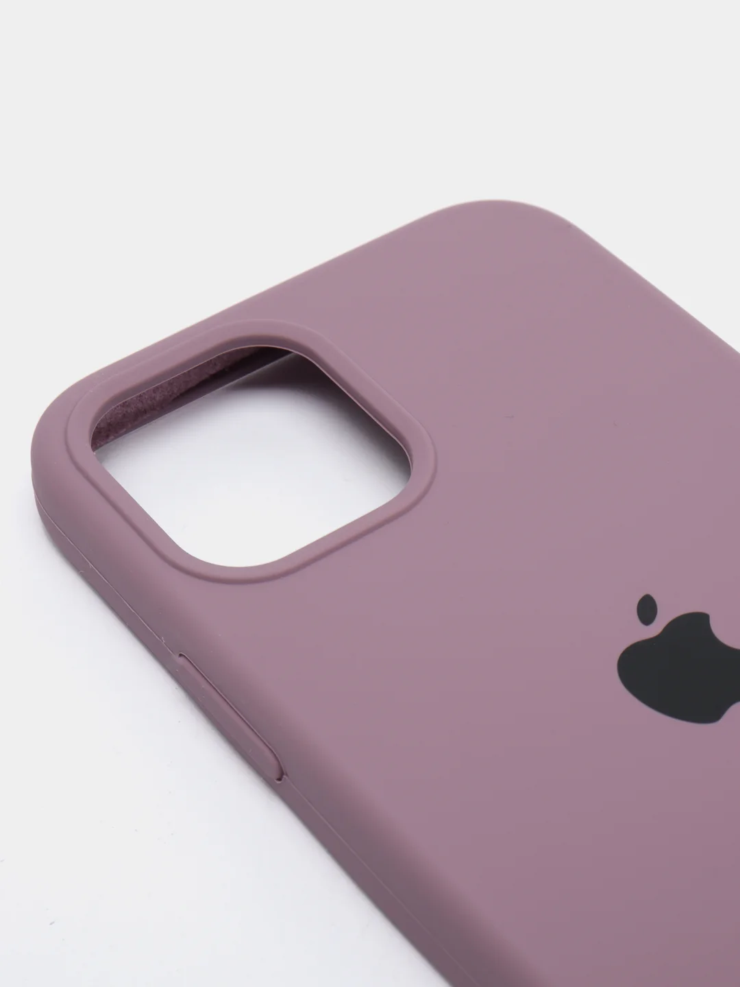 Сиреневый чехол Silicone Case для iPhone 12 / iPhone 12 Pro, закрытый низ