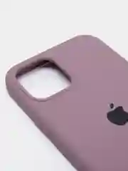 Сиреневый чехол Silicone Case для iPhone 12 / iPhone 12 Pro, закрытый низ