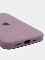 Сиреневый чехол Silicone Case для iPhone 12 / iPhone 12 Pro, закрытый низ