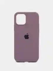 Сиреневый чехол Silicone Case для iPhone 12 / iPhone 12 Pro, закрытый низ