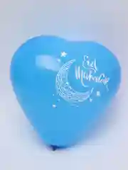 Шары сердце "Eid Mubarak"