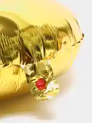 Золотой воздушный шар "Цифра 3" 80 см, золотой