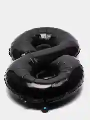 Черный воздушный шар "Цифра 8" 100 см, черный