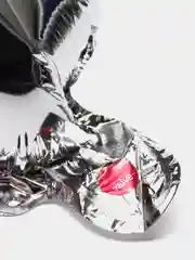 Серебряный воздушный шар "Цифра 1" 80 см, серебряный
