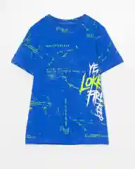 Футболка детская для мальчика LOKKI, 7112-070, серый, белый, красный, т. синий