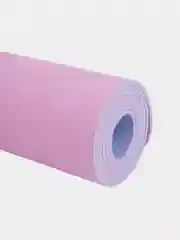 Розовый коврик для йоги и фитнеса