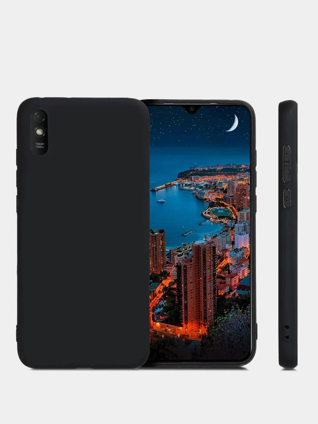 Бордовый чехол силиконовый для Xiaomi Redmi 9A