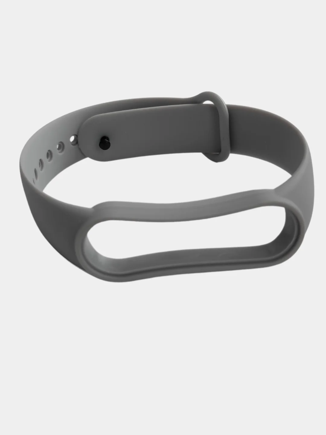 Серый силиконовый ремешок для фитнес-браслетов Xiaomi Mi Band 5