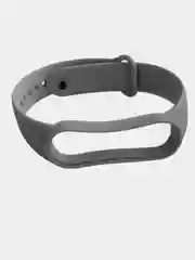 Серый силиконовый ремешок для фитнес-браслетов Xiaomi Mi Band 5